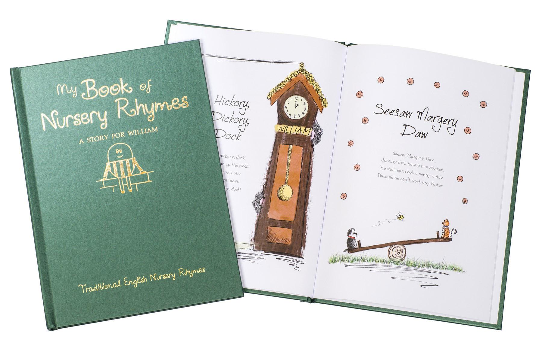 My Book Of Nursery Rhymes Hardback Category Personalised Books Pre School
